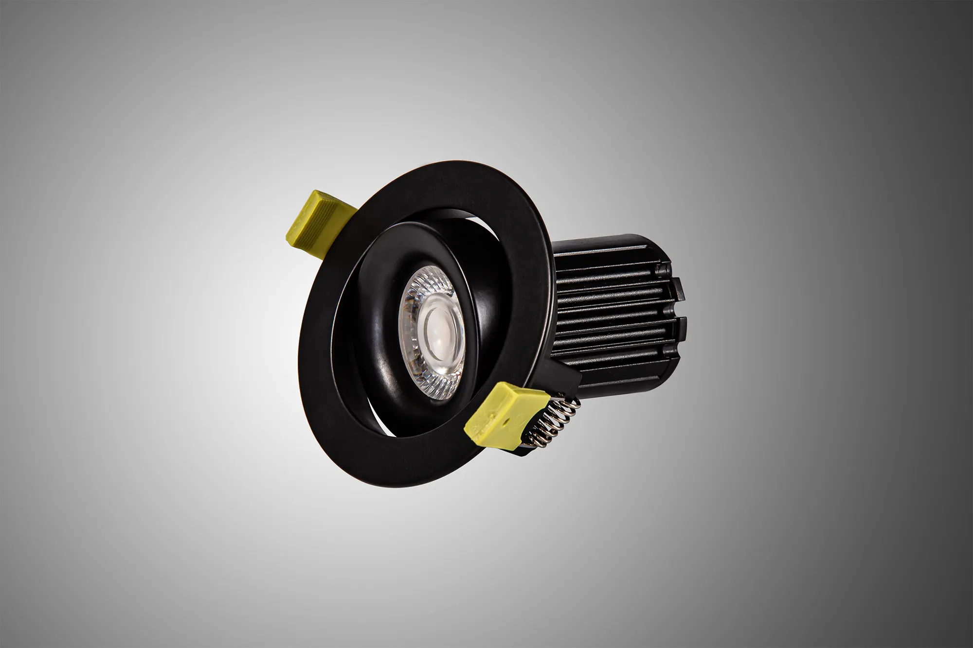 Bruve 10 Tridonic powered 10W 2700K 750lm 12° CRI>90 LED Engine Adjustable Round Matt Black Fixed Spot light, IP20 DM201258  Dlux Bruve A 10